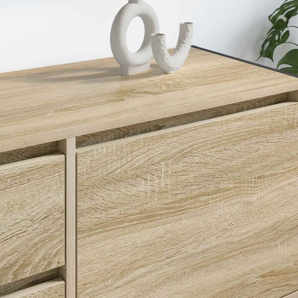 vidaXL TV-kaappi Sonoma 100 x 36 x 49.5 cm Tekninen puu