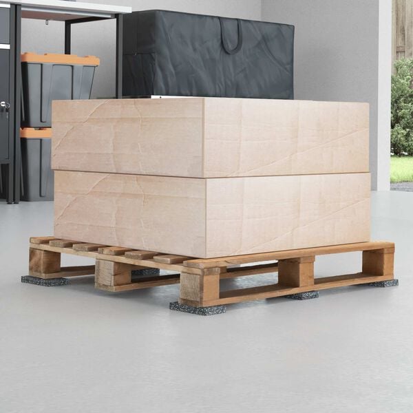 vidaXL Kumirullate Musta 200 x 5 x 0,6 cm Kumi