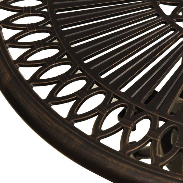 vidaXL Puutarhap&ouml;yt&auml; pronssi 62x62x65 cm valualumiini