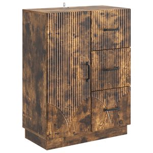 vidaXL Sivup&ouml;yt&auml; Savutammi 66 x 34,5 x 87 cm Tekninen puu