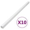 vidaXL Johtokanava 40x40 mm 10 m PVC