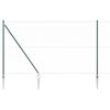 vidaXL Aitalatu Vihre&auml; 25 x 1,6 m (50 mm verkko) Ter&auml;st&auml; ja PVC:t&auml;