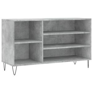 vidaXL Kenk&auml;kaappi betoninharmaa 102x36x60 cm tekninen puu