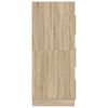 vidaXL Pyykkikaappi ovella Sonoma 50 x 68 x 162 cm Tekninen puu