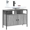 vidaXL Pesuallaskaappi harmaa Sonoma 80x30x60 cm tekninen puu