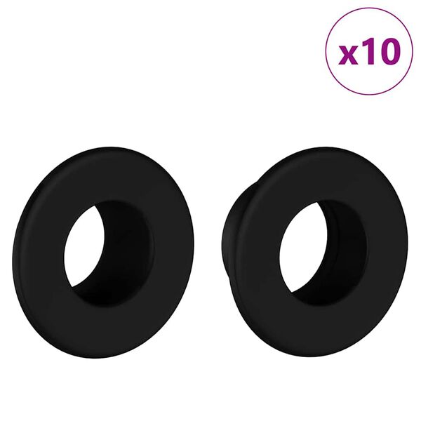 vidaXL Jalkapallop&ouml;yd&auml;n Stopparit 10 pcs Valkoinen 3 x 3 x 2 cm HIPS