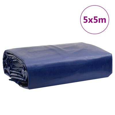 vidaXL Pressu sininen 5x5 m 650 g/m²