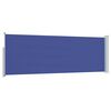 vidaXL Sis&auml;&auml;nvedett&auml;v&auml; terassin sivumarkiisi 100x300 cm sininen