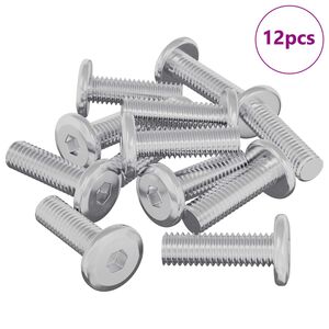 vidaXL Ruuvi 12 pcs Hopea 8 x 25 mm Ter&auml;s