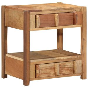 vidaXL P&auml;&auml;typ&ouml;yt&auml; Ruskea 43 x 32 x 46 cm Kierr&auml;tetty massiivinen puu