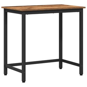 vidaXL P&ouml;yt&auml; Vanha puu 100 x 50 x 76,5 cm Kehitetty puu ja ter&auml;s