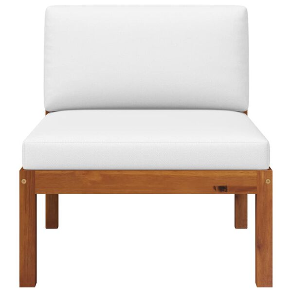 vidaXL 3-osainen puutarhasohvaryhm&auml; tyynyill&auml;, akaasiapuu ja k&ouml;ysi