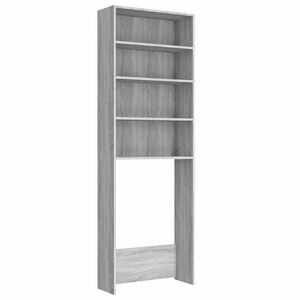 vidaXL Pesukonekaappi harmaa Sonoma 64x24x190 cm