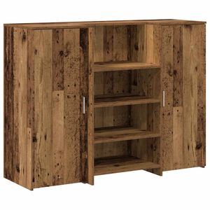 vidaXL Vastaanottop&ouml;yt&auml; vanha puu 135x50x103,5 cm suunniteltu puu