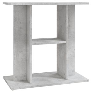 vidaXL Akvaarioteline betoniharmaa 60x30x60 cm tekopuu