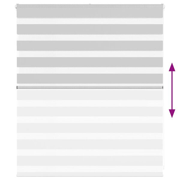 vidaXL Seepra rullaverho 125x100 cm kankaan leveys 120,9 cm polyesteri