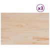vidaXL P&ouml;yt&auml;levyt 3 kpl 80x53x1,7 cm suorakaide t&auml;ysi m&auml;nty