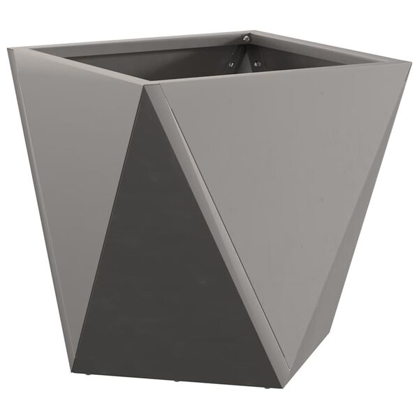 vidaXL Kukkalaatikko Ruosteinen 30 x 30 x 30 cm Kulunut Ter&auml;s
