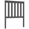 vidaXL S&auml;ngynp&auml;&auml;ty harmaa 81x6x101 cm t&auml;ysi m&auml;nty