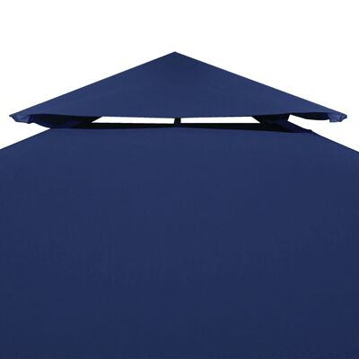 vidaXL Kaksikerroksinen huvimajan katto 310 g / m² 4x3 m sininen