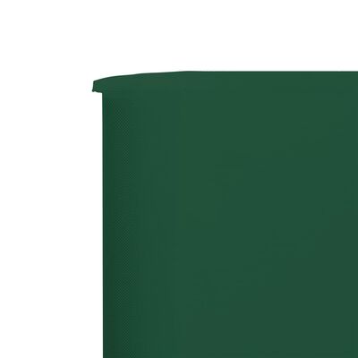 vidaXL Tuulensuojakangas 9 paneelilla 1200x80 cm vihreä