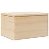 vidaXL puinen laatikko kannella 40x30x23 cm massiivipuumäntyä
