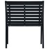 vidaXL Puutarhatuolit 2 kpl musta ter&auml;s ja WPC