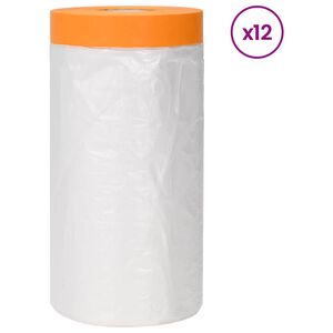 vidaXL P&ouml;lysuojus liimateipill&auml; 12 kpl L&auml;pin&auml;kyv&auml; 140 x 3300 cm HDPE