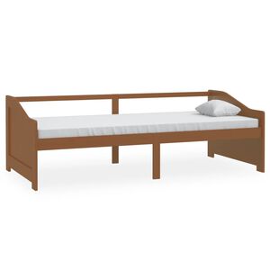 vidaXL P&auml;iv&auml;vuode 3-istuttava hunajanruskea t&auml;ysi m&auml;nty 90x200 cm