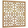 vidaXL Puutarhasein&auml;koriste 55x55 cm corten ter&auml;s Maurikuvio
