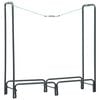 vidaXL Polttopuuteline antrasiitti 120x35x120 cm ter&auml;s