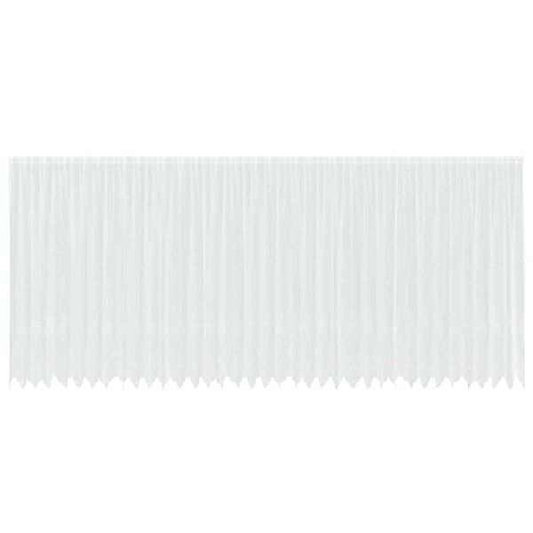 vidaXL Verkkoverho verhoilla Valkoinen 245 x 900 cm Polyesteri