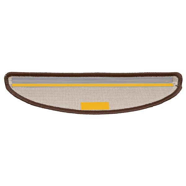 vidaXL Porrasmatot 30 kpl 56x17x3 cm Ruskea Puolipy&ouml;re&auml;