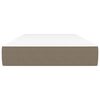 vidaXL Pussijousipatja taupe 90x190x20 cm kangas