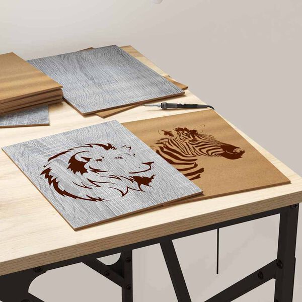 vidaXL Dekoripaneelit 150 pcs Harmaa Sonoma 21 x 30 x 0,27 cm