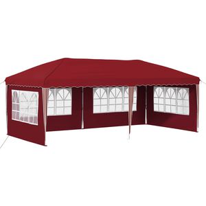 vidaXL Pop-up Juhlateltta 575 x 289 x 245 cm Burgundi