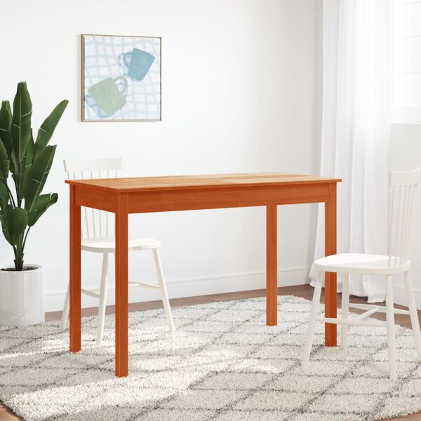 vidaXL Ruokap&ouml;yt&auml; vahanruskea 110x55x75 cm t&auml;ysi m&auml;nty