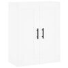 vidaXL Kaappi valkoinen 69,5x34x180 cm tekninen puu