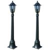 vidaXL Preston puutarhavalot 2 kpl 105 cm