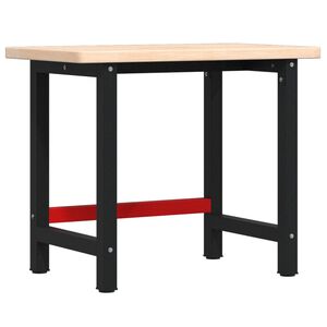 vidaXL Ty&ouml;penkki 100x60x83 cm t&auml;ysi tammi suorakaide