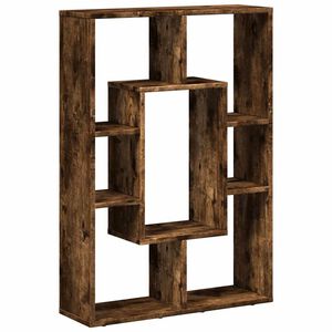 vidaXL Kirjahylly savutammi 63x20x90 cm tekninen puu