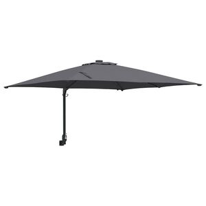 vidaXL Puutarhavarjo Antrasiitti 248,5 x 247,5 x 160 cm