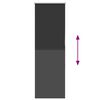 vidaXL Rullaverho Blackout Musta 45x175 cm Kankaan leveys 40,7 cm