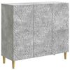 vidaXL Sivup&ouml;yt&auml; Betoninharmaa 89 x 34,5 x 80 cm Tekninen puu