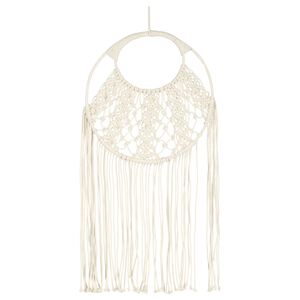 vidaXL Macrame sein&auml;koriste 40x80 cm puuvilla