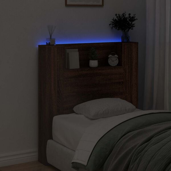 vidaXL P&auml;&auml;tylevy Ruskea tammi 100 x 16,5 x 103,5 cm Tekninen puu