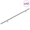 vidaXL Kahva 12 kpl Hopea 500 mm Ter&auml;s