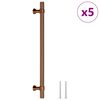 vidaXL Kaapin kahvat 5 kpl pronssi 192 mm ruostumaton ter&auml;s