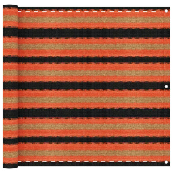 vidaXL Parvekkeen suoja monivärinen 90x500 cm HDPE