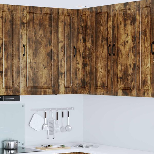 vidaXL Keitti&ouml;kaappi Kalmar Savup&auml;hkin&auml; 57 x 57 x 100 cm Tekninen puu